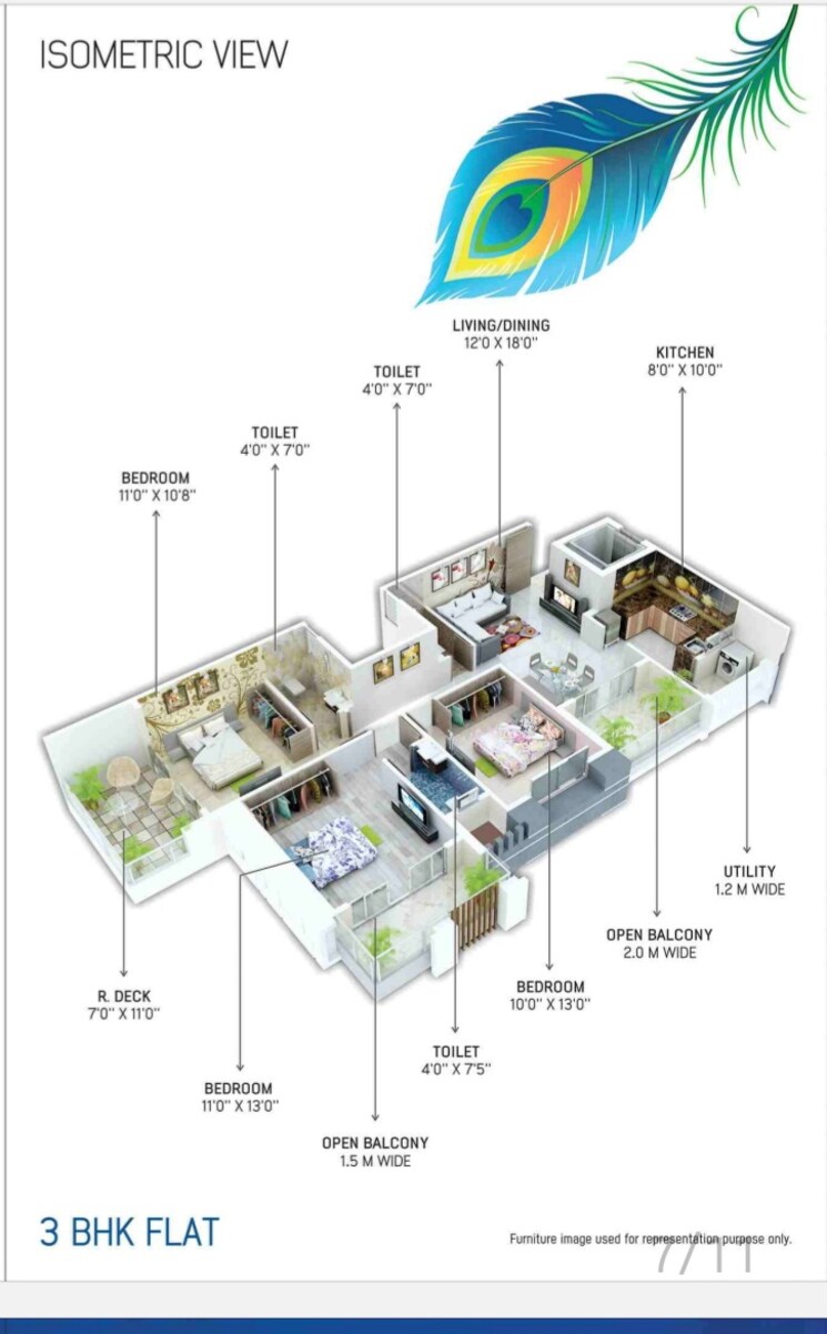 Map Location, friends colony 3 Bedroom 1550 Sq.Ft. Apartment In Friends Colony Nagpur 8786117