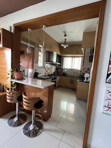 Kitchen in 3 BHK Apartment at Aparna Cyber Life, Nallagandla – for Rent