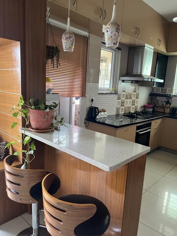 Kitchen in 3 BHK Apartment at Aparna Cyber Life, Nallagandla – for Rent