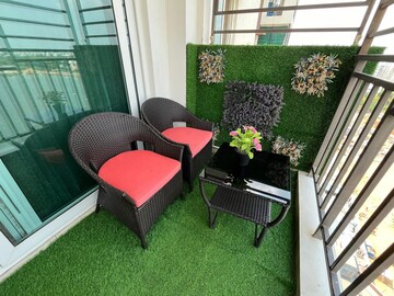 Balcony in 3 BHK Apartment at Aparna Cyber Life, Nallagandla – for Rent