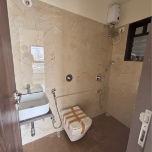 Attached Bathroom in 1 BHK Apartment at Western Express Highway – for Sale