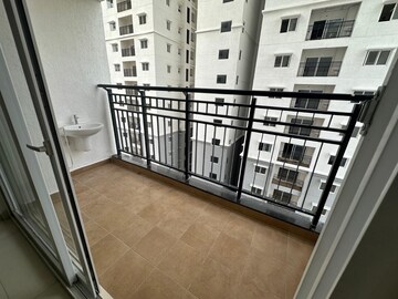 Balcony in 3 BHK Apartment at Prestige Tranquil, Kokapet – for Rent