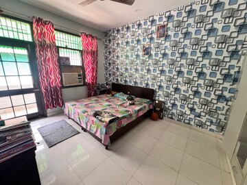 Bedroom in 3 BHK Builder Floor at Dhakoli – for Rent