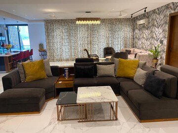 Living Room in 3 BHK Apartment at Bestech Park View Residency, Sector 3 – for Rent