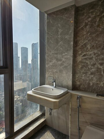 Bathroom in 4 BHK Apartment at Rustomjee Crown, Prabhadevi – for Rent