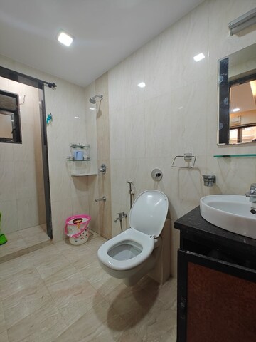 Bathroom in 3 BHK Apartment at Tulsi Meadows, Chembur – for Sale