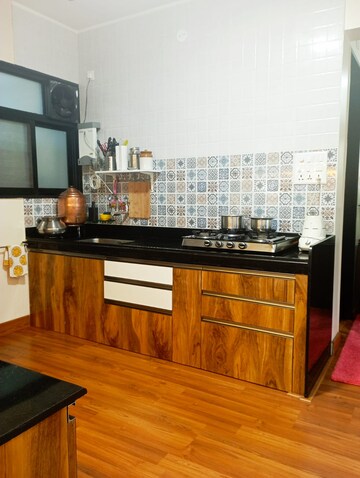 Kitchen in 2 BHK Apartment at Nanded City Pancham, Nanded – for Rent