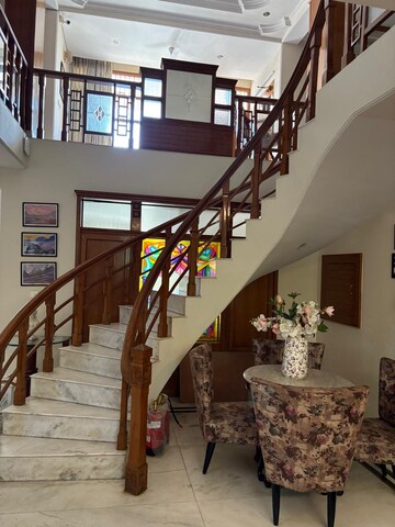 Staircase in 5 BHK Builder Floor at Sector 11 – for Rent
