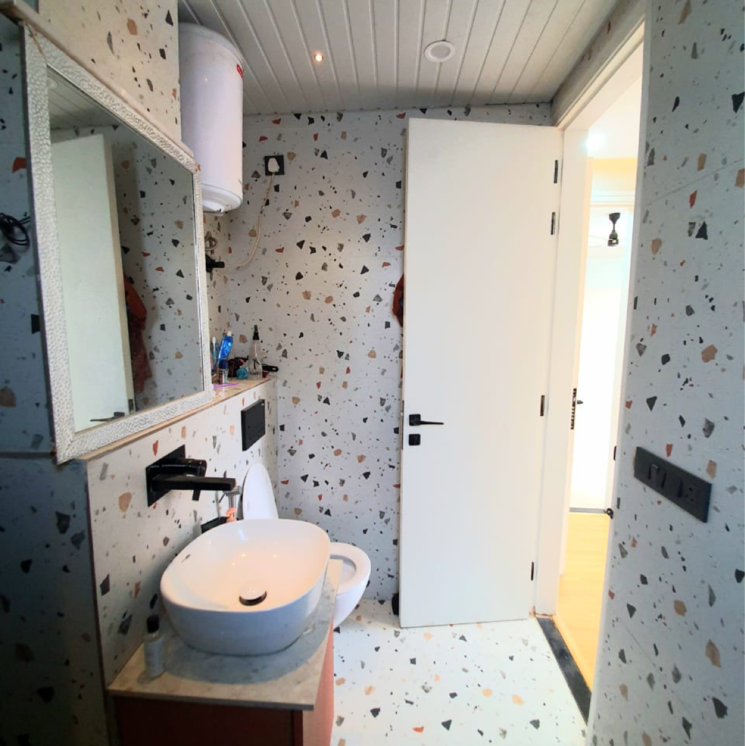 Bathroom, malviya nagar 1 Bedroom 700 Sq.Ft. Builder Floor In Malviya Nagar Delhi 8786531