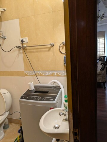 Bathroom in 2 BHK Builder Floor at Malviya Nagar – for Rent