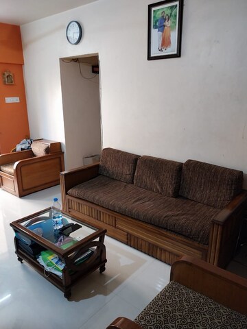Living Room in 1 BHK Apartment at Prakruti Pearl, Ghodbunder Road – for Sale