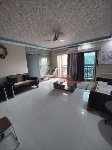 Living Room in 2 BHK Apartment at Vihang Vermont, Ghodbunder Road – for Rent