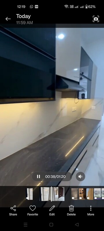 Kitchen in 3 BHK Apartment at M3M Soulitude, Sector 89 – for Rent