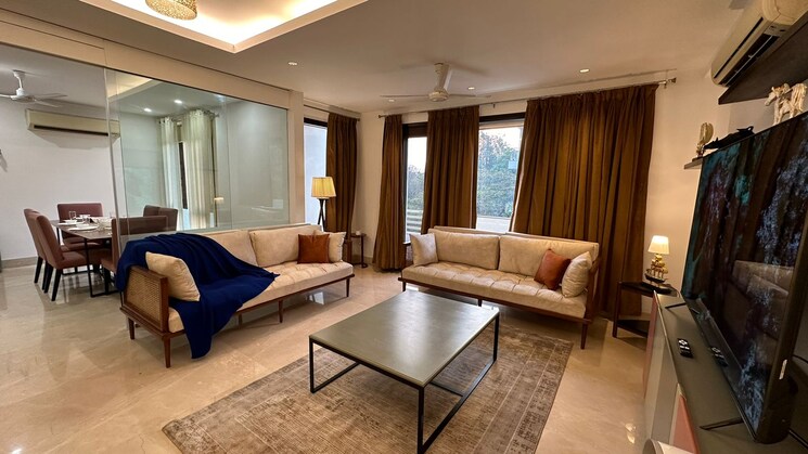 Living Room, defence colony 3 Bedroom 3000 Sq.Ft. Apartment In Defence Colony Delhi 8786615