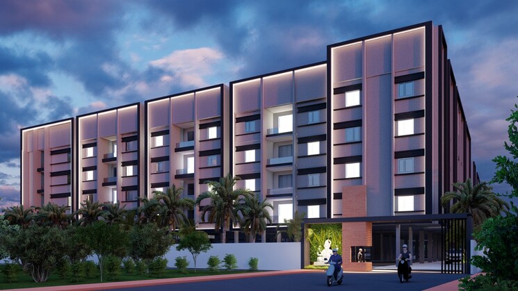 Exterior View, oakstone-sn-celeste 2 Bedroom 1067 Sq.Ft. Apartment In Hosa Road Junction Bangalore 8786678