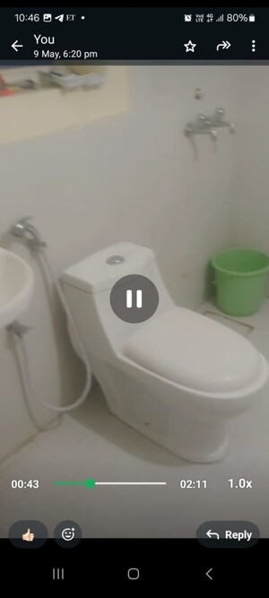 Bathroom in 2 BHK Apartment at Pyramid Urban Homes 3, Sector 67a – for Sale