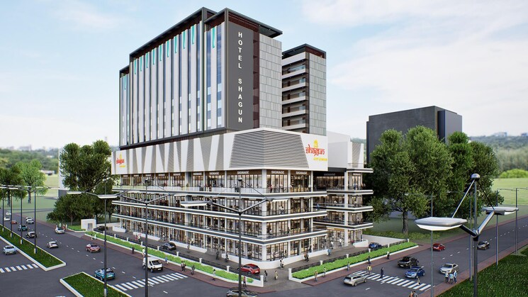 Exterior View, shagun-city-center Commercial Office Space in IT/SEZ 610 Sq.Ft. In Pi Greater Noida Greater Noida 8786734