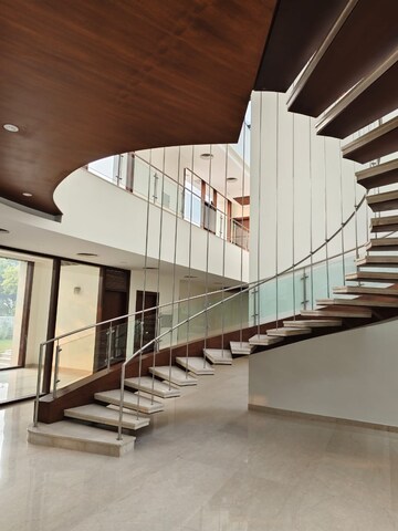 Staircase in 5 BHK Villa at Risland Sky Mansion, Chattarpur – for Rent