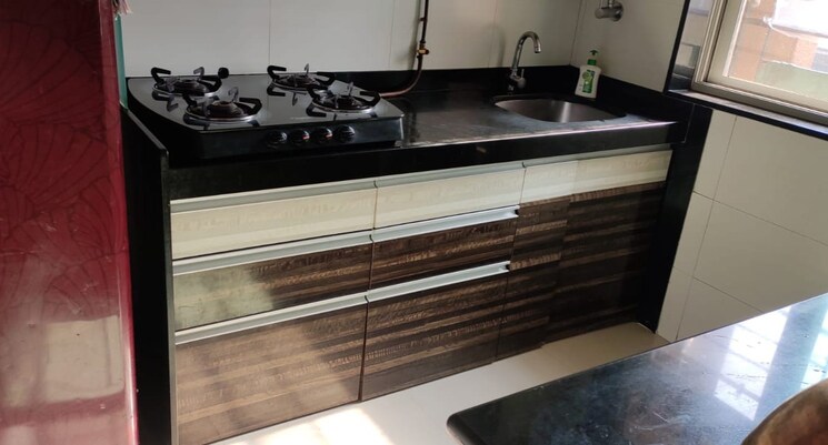 Kitchen, cosmos-habitat 2 Bedroom 950 Sq.Ft. Apartment In Majiwada Thane 8786803