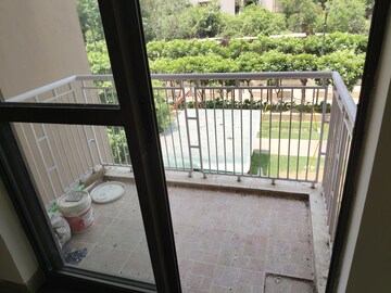 Balcony in 3 BHK Apartment at Unitech Uniworld Gardens 2, Sector 47 – for Rent