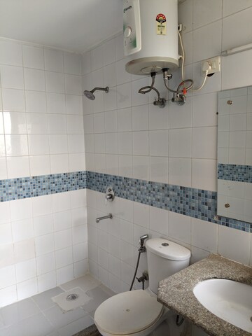 Bathroom in 3 BHK Apartment at Unitech Uniworld Gardens 2, Sector 47 – for Rent