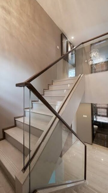 Staircase in 1 BHK Builder Floor at Rattan Apartment, Khanpur – for Rent