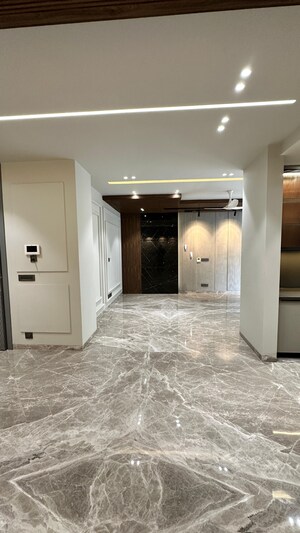 Living Room in 4 BHK Builder Floor at Ansal Sushant Lok I, Sector 43 – for Sale