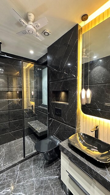 Bathroom in 4 BHK Builder Floor at Ansal Sushant Lok I, Sector 43 – for Sale