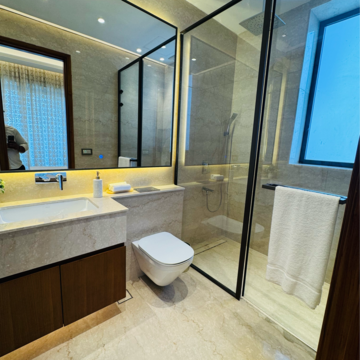 Bathroom in 4 BHK Builder Floor at Central Park 3 The Room, Sohna Sector 33 – for Sale