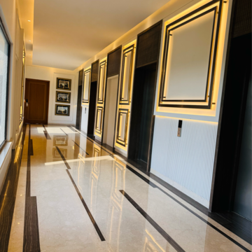 Building Lobby in 4 BHK Builder Floor at Central Park 3 The Room, Sohna Sector 33 – for Sale