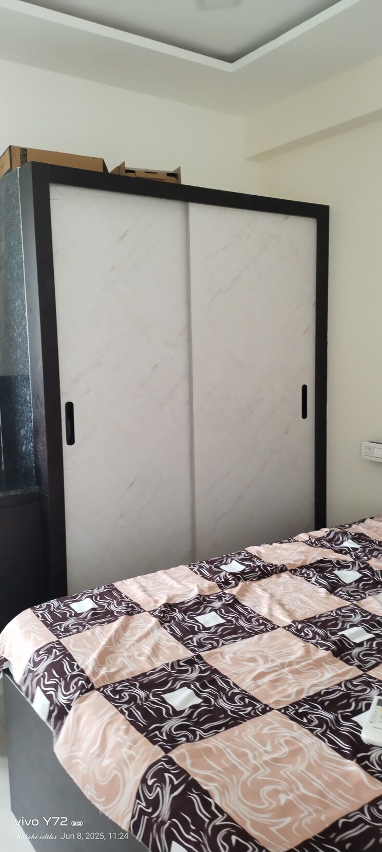 Bedroom, pavani-laxmi-nivas Studio 355 Sq.Ft. Apartment In Madhapur Hyderabad 8787096