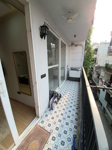 Balcony in 1 BHK Builder Floor at Malviya Nagar – for Rent