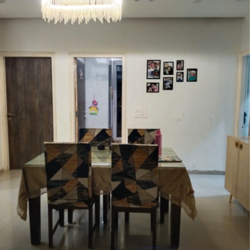 Living Room in 3 BHK Apartment at Emaar Palm Hills, Sector 77 – for Rent