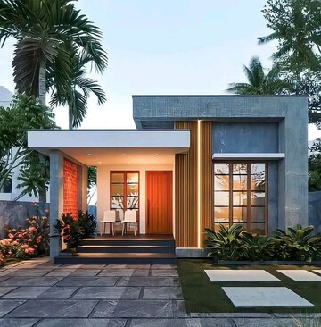 2 BHK Villa – Exterior View View at Olavakkode - for Sale