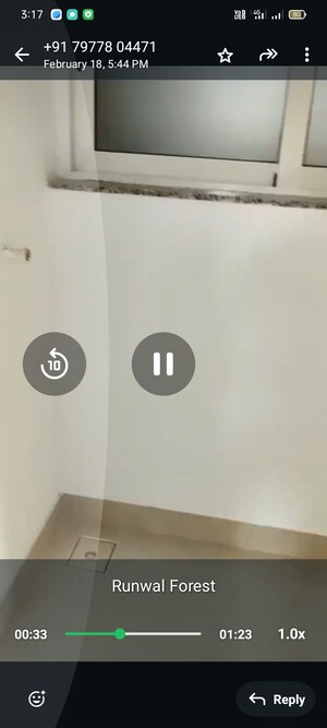 Room in 2 BHK Apartment at Runwal Forests, Kanjurmarg West – for Sale