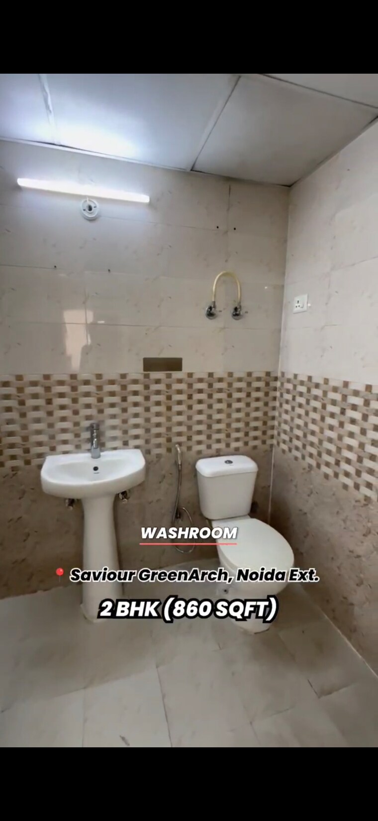 Bathroom, saviour-green-arch 2 Bedroom 860 Sq.Ft. Apartment In Tech Zone 4 Greater Noida Greater Noida 8787382