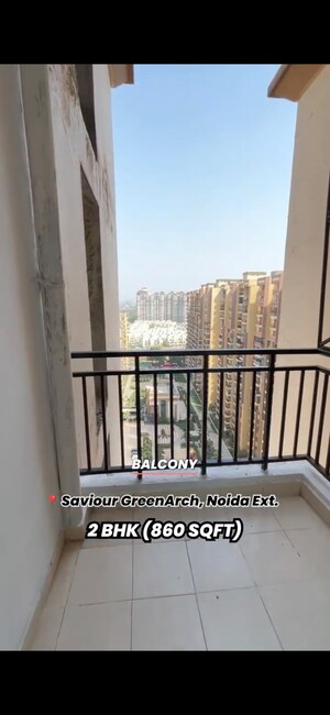 Balcony in 2 BHK Apartment at Saviour Green Arch, Tech Zone 4 Greater Noida – for Sale