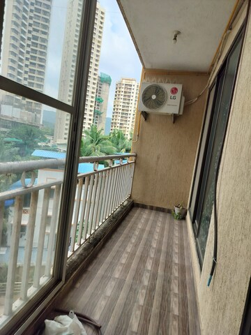 Balcony in 3 BHK Apartment at Harmony Sky Suites, Ghodbunder Road – for Rent