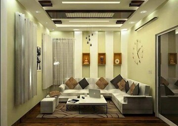 Living Room in 2 BHK Apartment at SMR Vinay Iconia Hyderabad, Kondapur – for Rent
