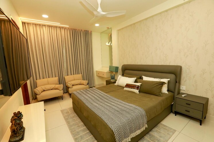 Bedroom, trendset-jayabheri-elevate 4 Bedroom 3420 Sq.Ft. Apartment In Madhapur Hyderabad 8787424