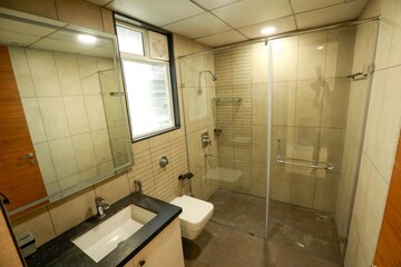 Bathroom in 4 BHK Apartment at Trendset Jayabheri Elevate, Madhapur – for Rent