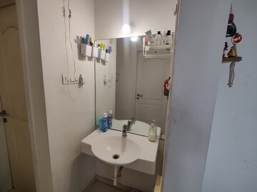 Bathroom in 2 BHK Apartment at Kumar Pinakin, Baner – for Rent
