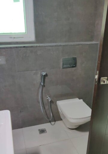 Bathroom in 3 BHK Apartment at Rajapushpa Provincia, Narsingi – for Rent