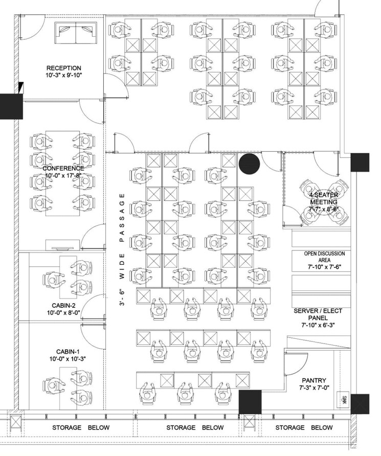 Floor Plan, phoenix-paragon-plaza Commercial Office Space 1920 Sq.Ft. In Kurla West Mumbai 8787580