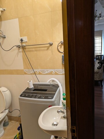 Bathroom in 2 BHK Builder Floor at Greater Kailash I – for Rent