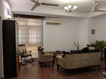 Living Room in 2 BHK Builder Floor at Greater Kailash I – for Rent