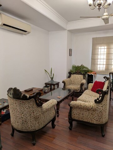 Living Room in 2 BHK Builder Floor at Greater Kailash I – for Rent