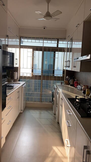 Kitchen in 3 BHK Apartment at The Wadhwa Amar Jiwan, Bandra West – for Rent