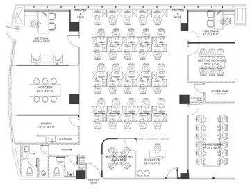 Floor Plan in  Office Space at Phoenix Paragon Plaza, Kurla West – for Rent