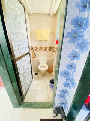 Bathroom in 1 BHK Apartment at DGS Sheetal Heights, Nalasopara East – for Sale